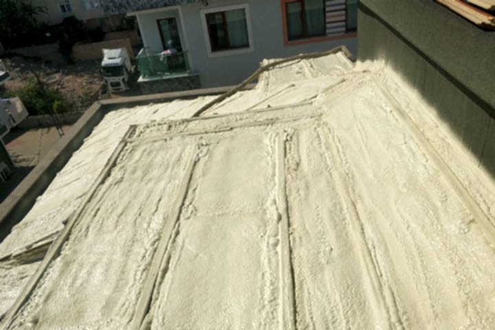 OSB Üzeri Tavan Poliüretan Köpük Isı Yalıtım Uygulamamız..!