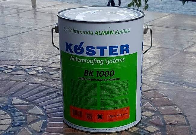 KÖSTER BK 1000 SEFFAF SU YALITIMI UYGULAMASI