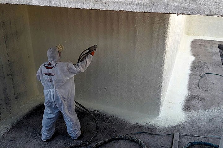 Perde Beton Poliüretan Köpük Isı Yalıtım Uygulamamız..!