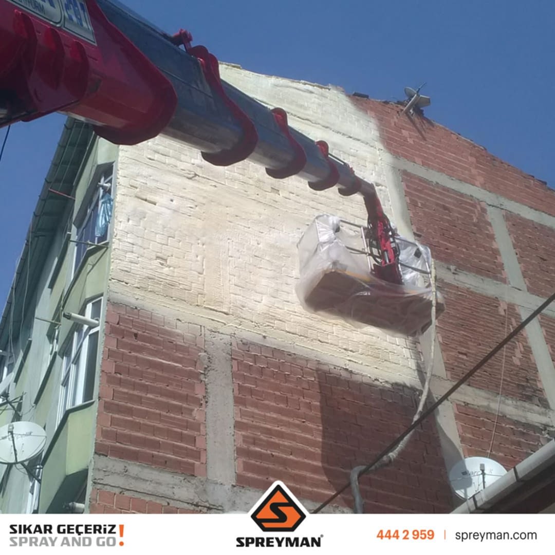 Bina Dış CephePoliüretan Köpük Isı Yalıtım Uygulamamız..!