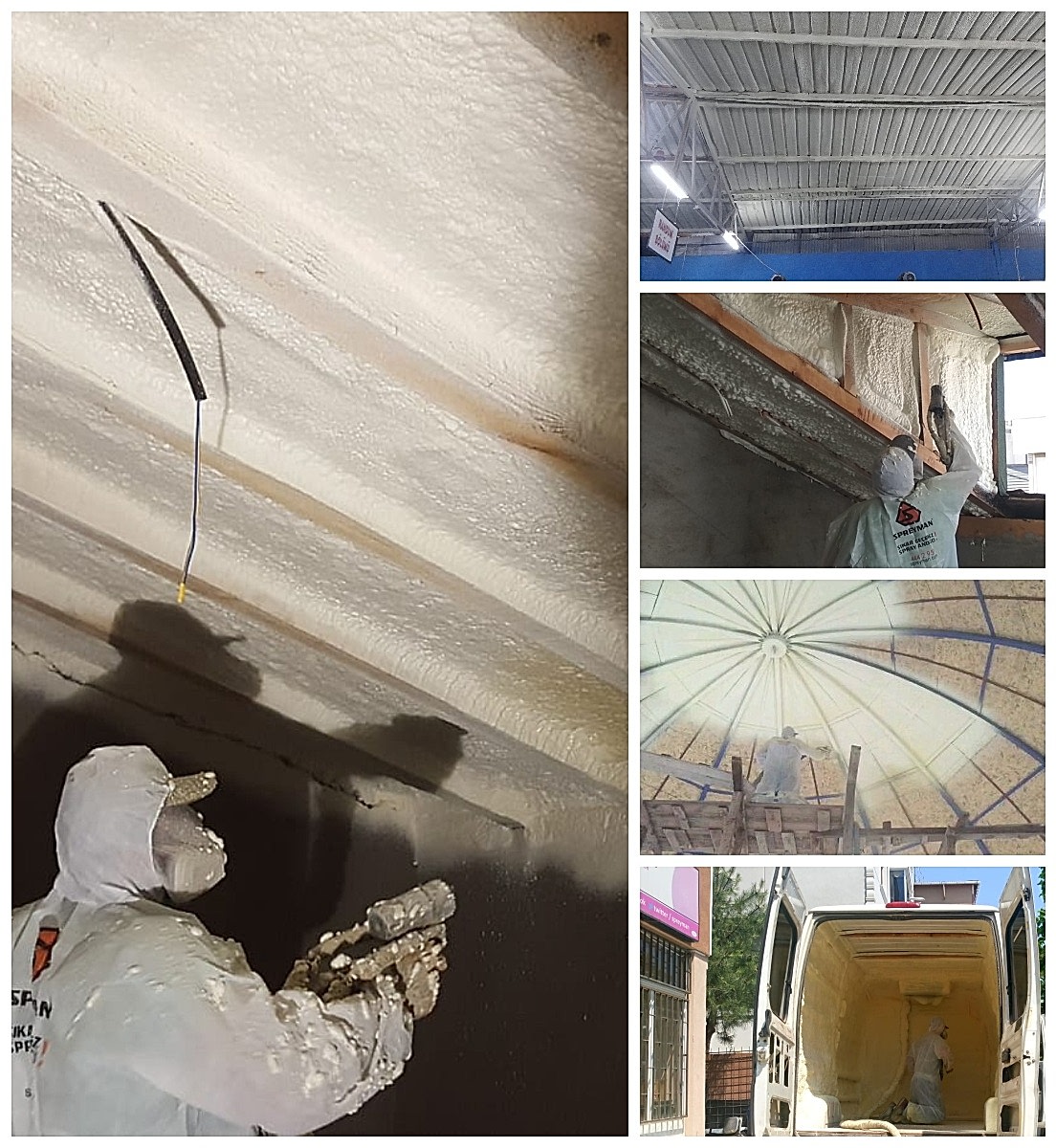 Spreyman Poliüretan Köpük Uygulama Alanları