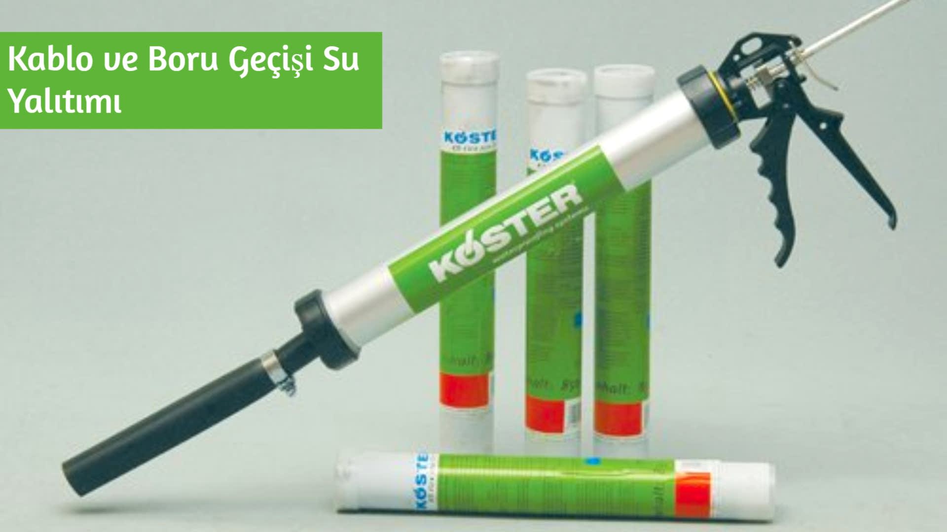 Boru Geçişleri Su Yalıtımı Uygulaması