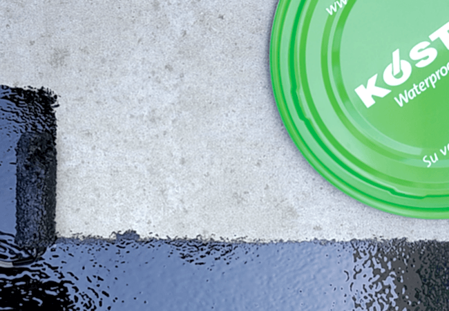 KÖSTER KB-PUR 222 ( %2000 ELASTİK LİKİT SU YALITIMI ) UYGULAMASI