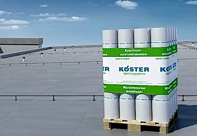 KÖSTER TPO SENTETİK MEMBRAN SU YALITIM UYGULAMASI