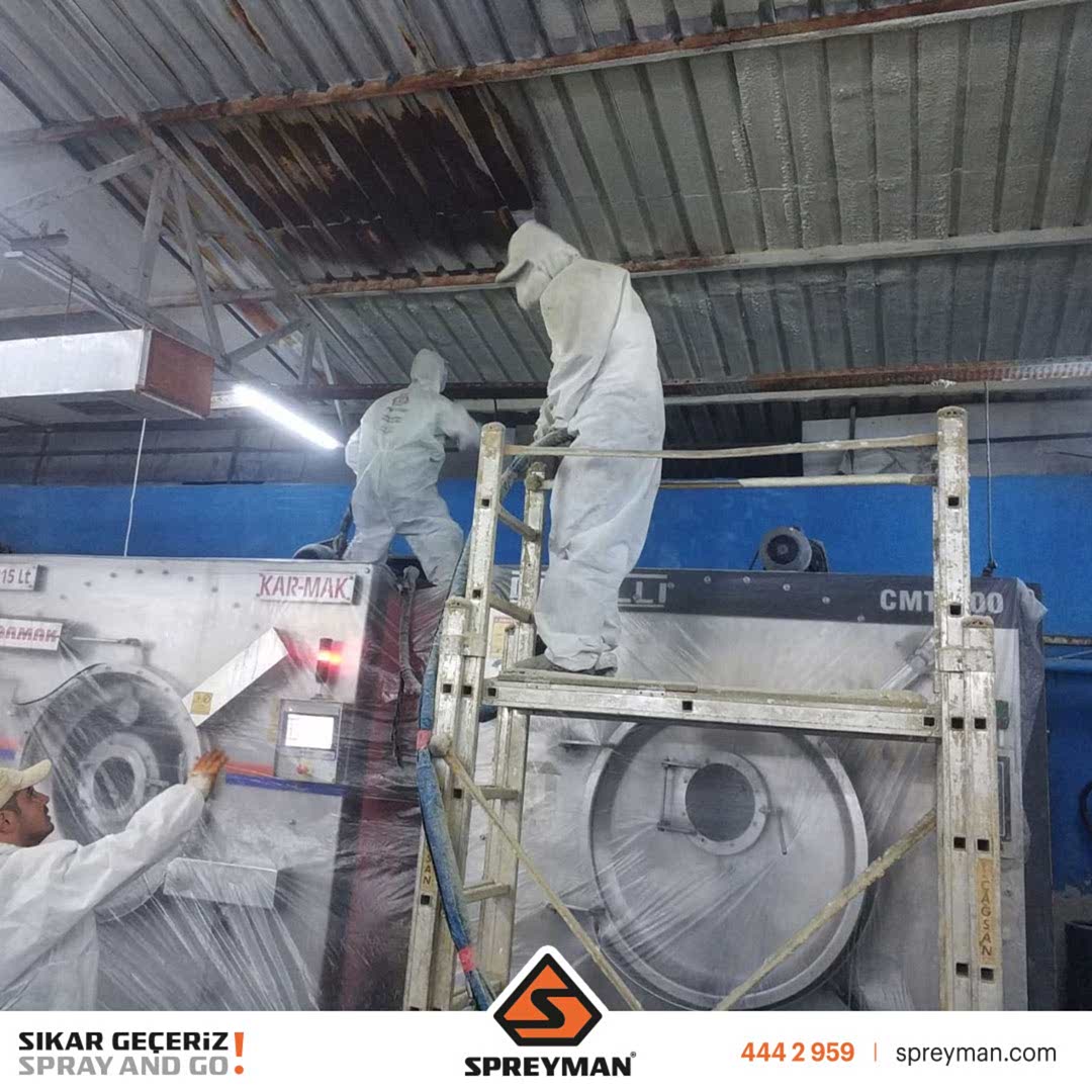 Sac Trapez Poliüretan Köpük Isı Yalıtım Uygulamamız..!