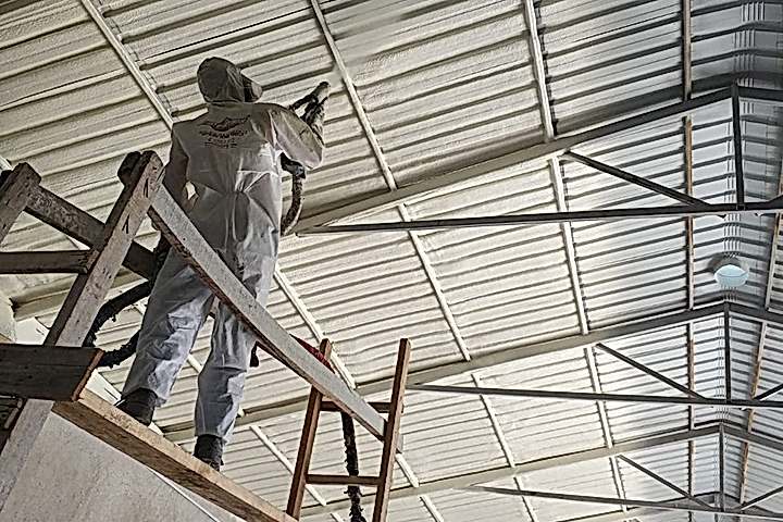 Sac Trapez - Ters Tavan Poli̇üretan Köpük Uygulama