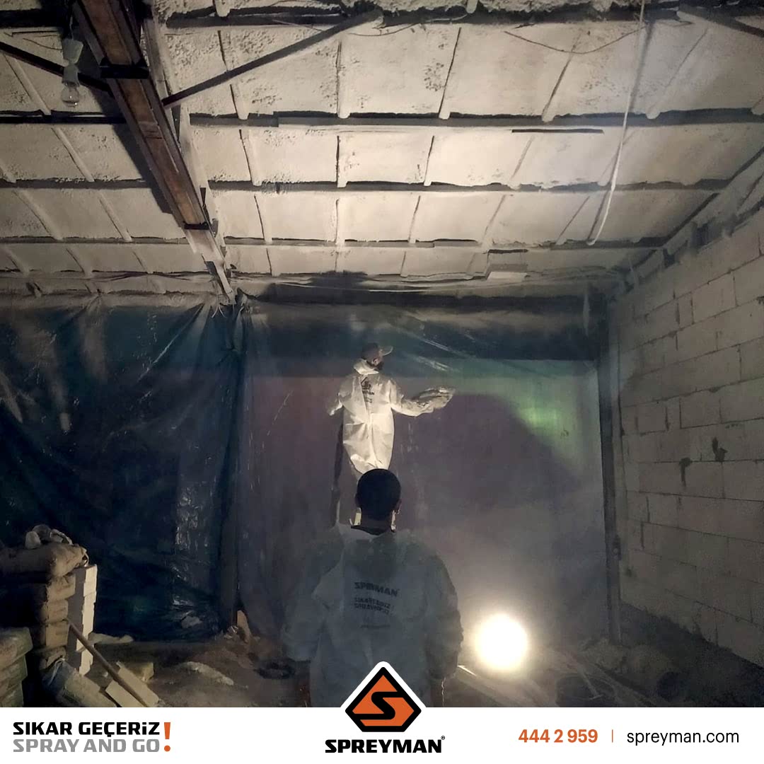 OSB Ahşap Tavan Poliüretan Köpük Isı Yalıtım Uygulamamız..!