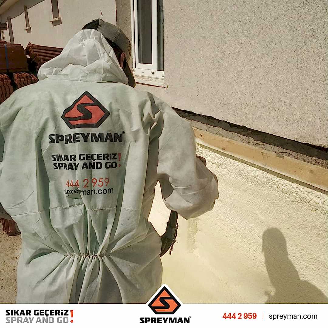 Çatı Beton Zemin Poliüretan Isı Yalıtım Uygulamamız..!