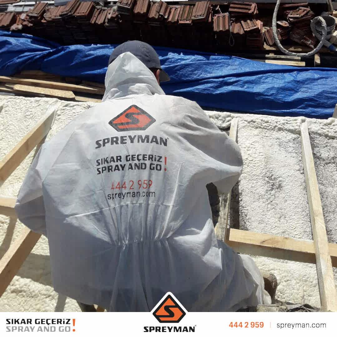 Çatı Arası Zemin Poliüretan Köpük Uygulamamız..!