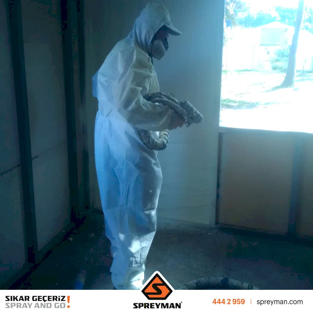 Ters Tavan ve Duvar Poliüretan Köpük Isı Yalıtım Uygulamamız..!