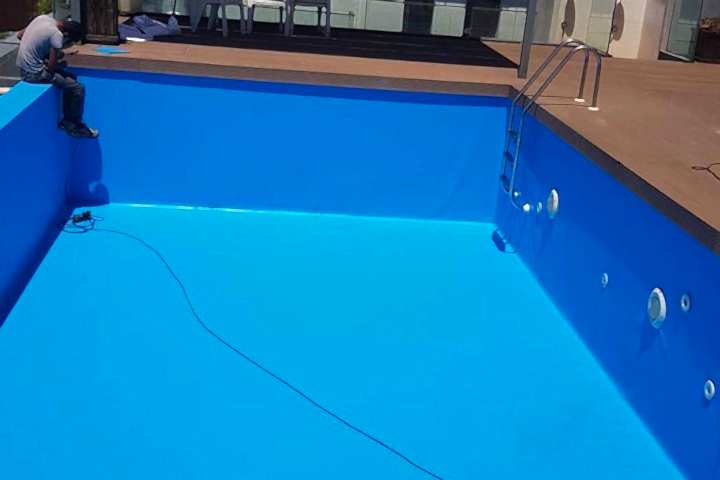 YÜZME HAVUZU LİNEER SU YALITIMI UYGULAMASI